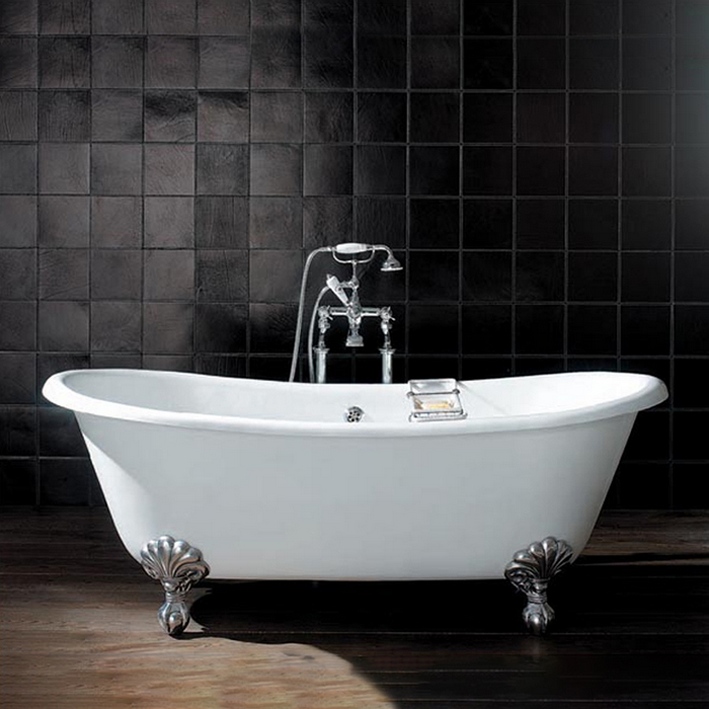 Devon Слив-перелив для ванны ADMIRAL (и еще 9 типов ванн) , с декоративной цепочкой, цвет: хром (без сифона и патрубка выпуска) SFD1058SCR
