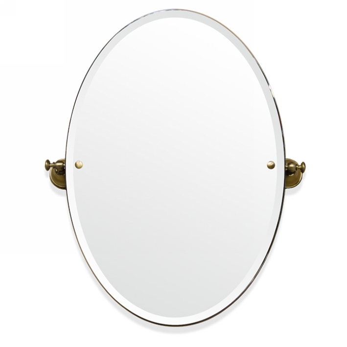 TW Harmony 021, вращающееся зеркало овальное 56*8*h66, цвет держателя: бронза TWHA021br