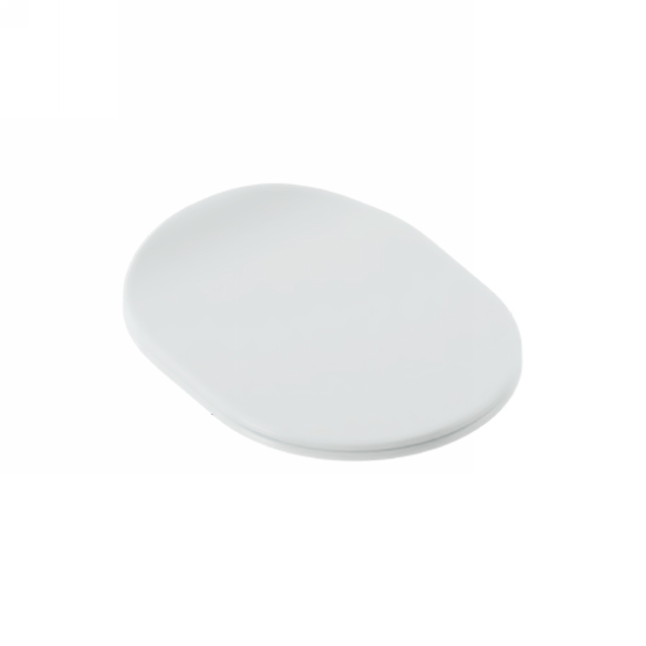Artceram CHIC Сиденье для унитаза с микролифтом, цвет белый матовый, петли хром CHA001 05 71