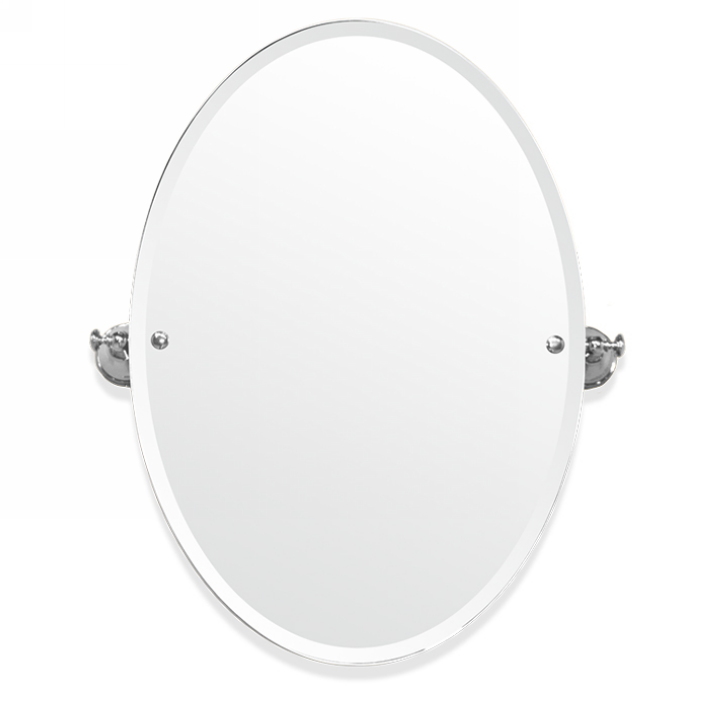 TW Harmony 021, вращающееся зеркало овальное 56*8*h66, цвет держателя: белый/хром TWHA021bi/cr