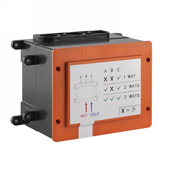 Gessi Hi-Fi Встраиваемые части для термостатического смесителя с кнопками, 1/2" соединение., цвет: хром 63001#031