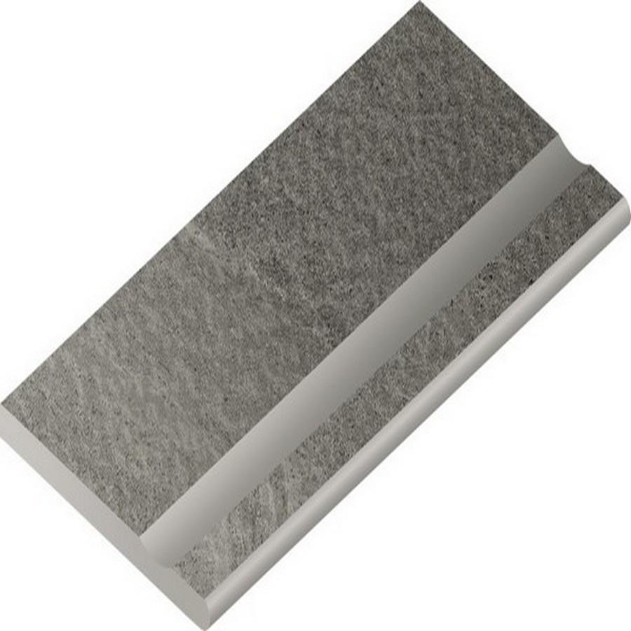 Керамогранит X2 Контемпора Карбон Борт. С Выемкой Закруглённый 30x60