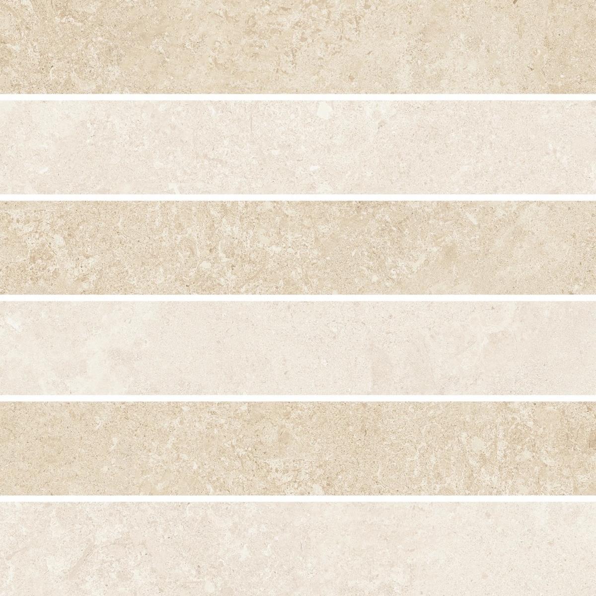 Керамогранит Elemental Stone Cream Limestone Mos 3D Lucido 30x30