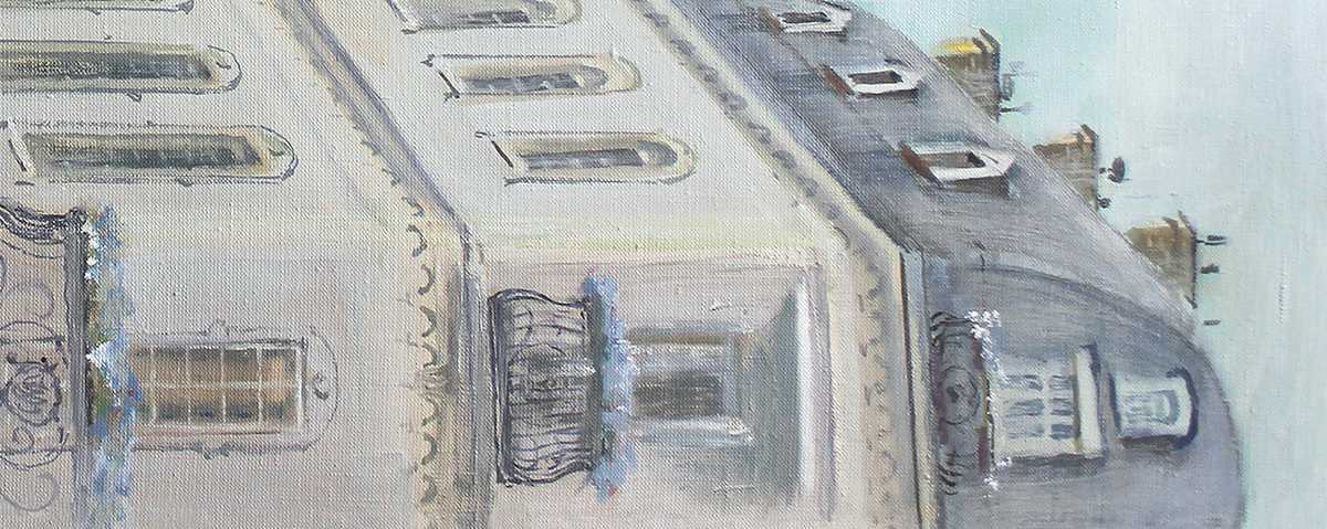  Кантри Шик Панно Париж Из 6 Частей 60x100