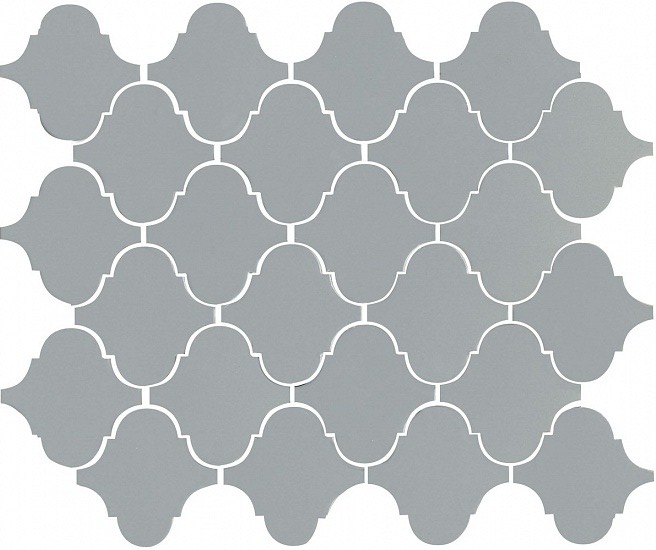 Керамическая плитка Арабески Глянцевый Серый 26x30