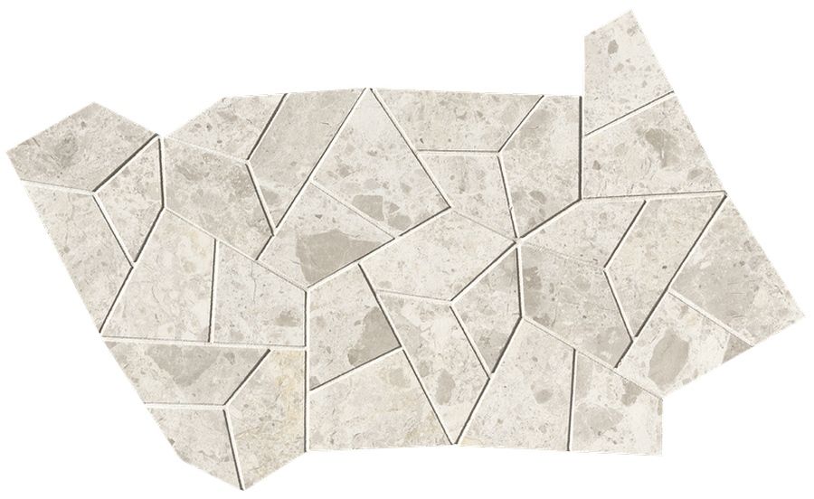 Керамогранит Nativa White Fly Mosaico Satin 25x41.5