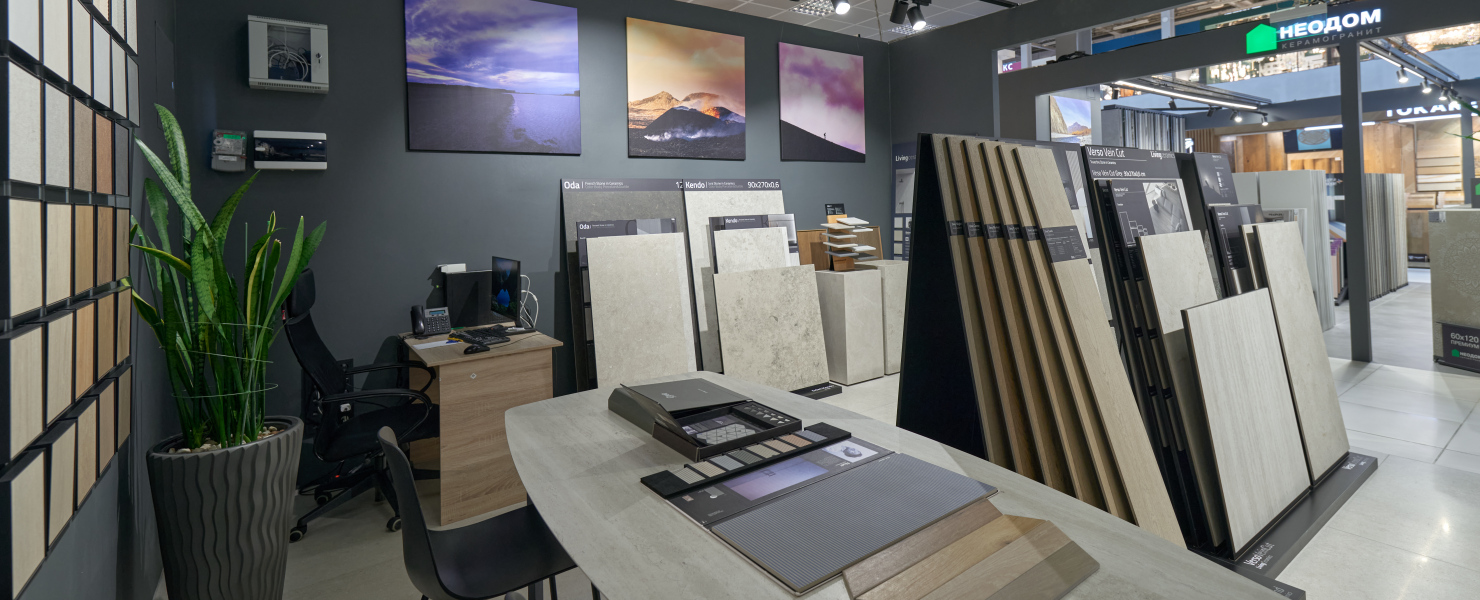 Шоу-рум Living Ceramics в ЦДиИ Экспострой