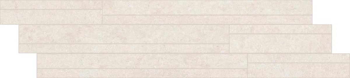 Керамогранит Elemental Stone White Sandstone Listello Sfalsato Nat Lucido 15x60