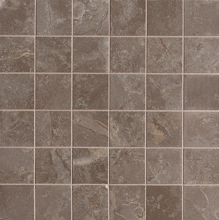  Roma Stone Pietra Brown Macromosaico Satin 30x30