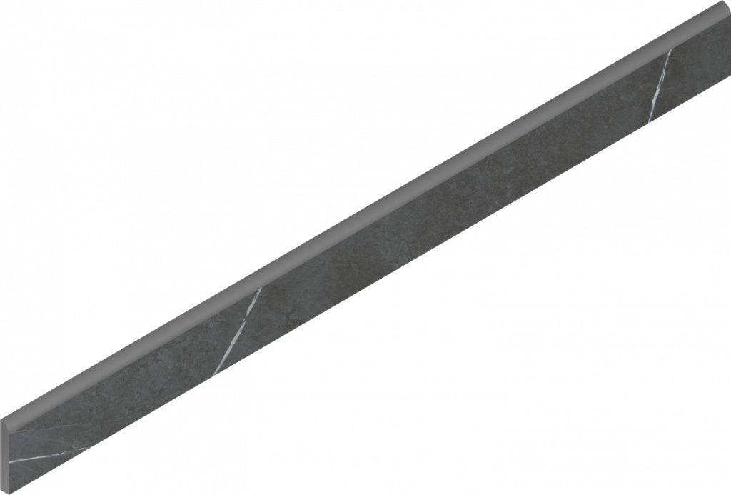 Керамогранит Metropolis Imperial Black Nat Battiscopa 7.2x80