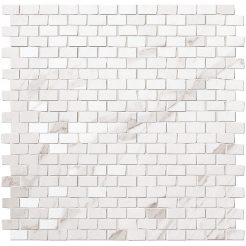  Roma Statuario Brick Mosaico 30x30