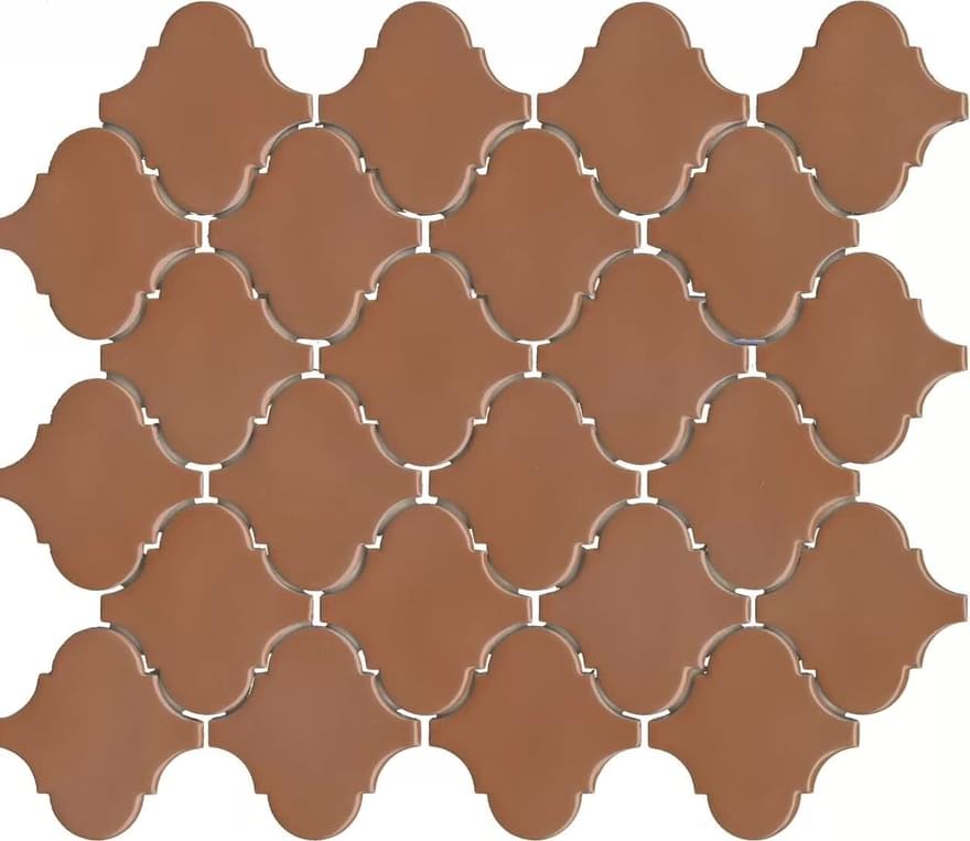 Керамическая плитка Арабески Марокко Коричневый Глянцевый 26x30