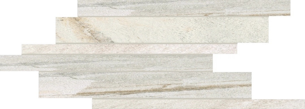  Walks 1.0 White Modulo Listello Sfalstato Soft 21x40