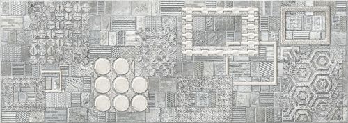 Керамическая плитка Commesso Grigio Geometria Decor 25.1x70.9