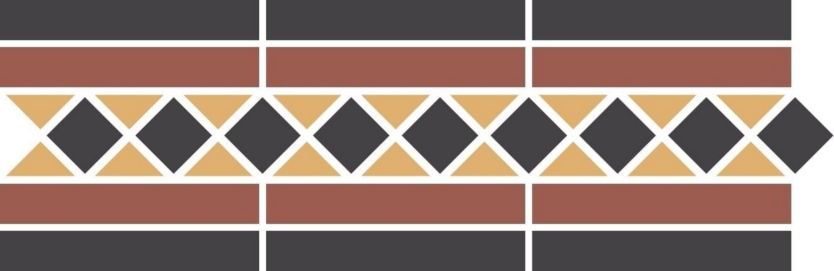 Керамическая плитка Guilford Border 2 Strip Stand (Dot14 Tr 1/2 21 Strip 20+14) 14.5x42