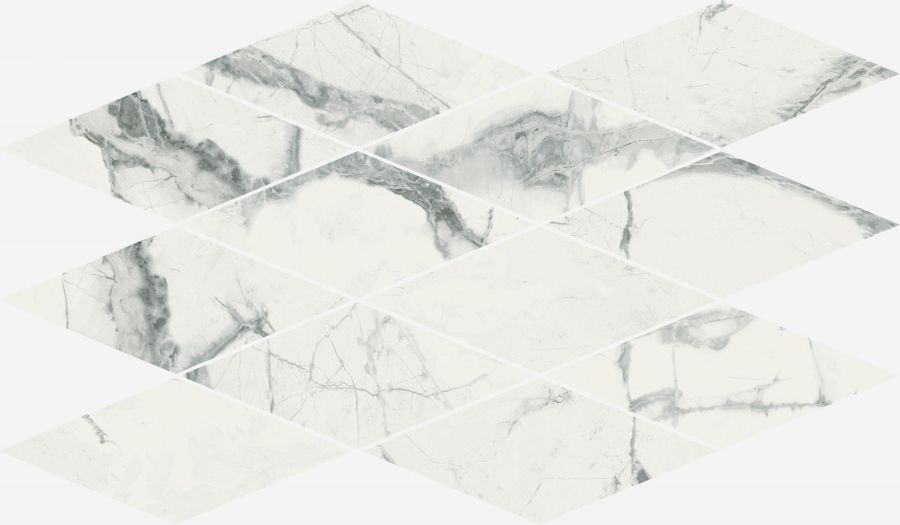 Керамогранит Charme Deluxe Invisible White Mosaico Diamond Lux 28x48