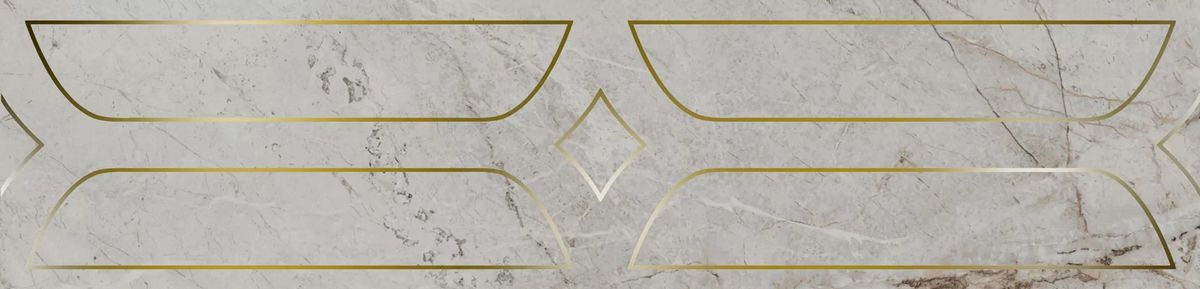  плитка Ифран Серый Светлый Глянцевый Обрезной 14.5x60