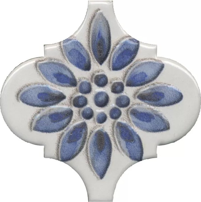 Керамическая плитка Арабески Майолика 5 6.5x6.5