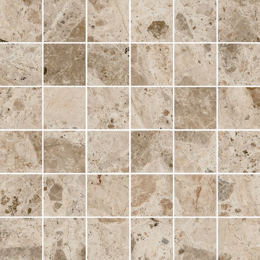 Керамогранит Continuum Stone Beige Mosaico 30x30