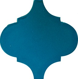 Керамическая плитка Арабески Майолика Синий 26x30