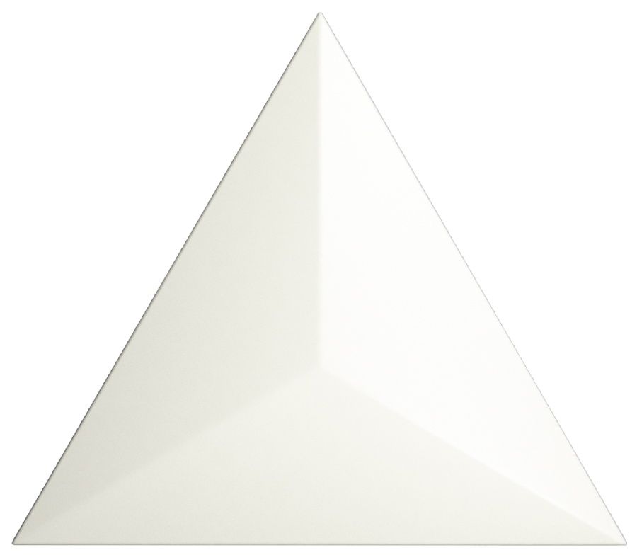 Керамическая плитка Evoke Traingle Level White Matt 15x17