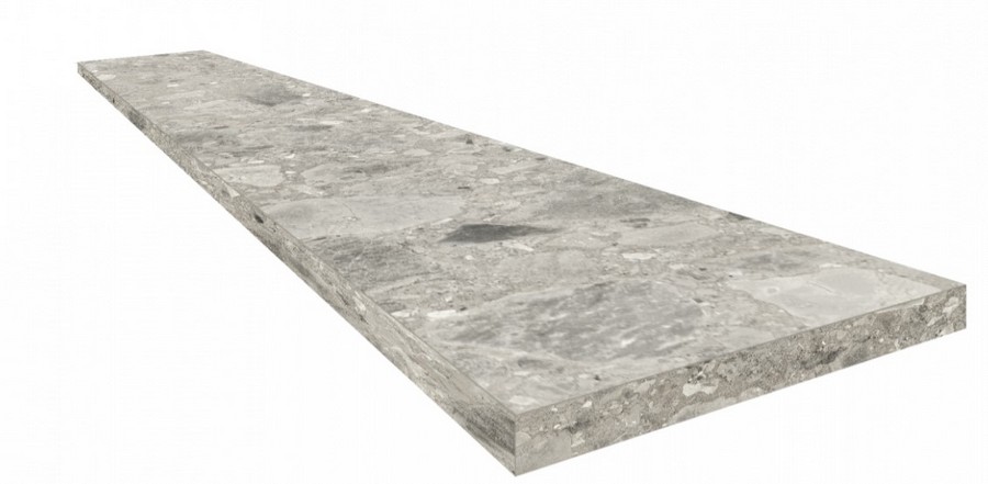 Керамогранит Brera Grey Scal.120 Ang.Dx (Угл. Прав) 33x120