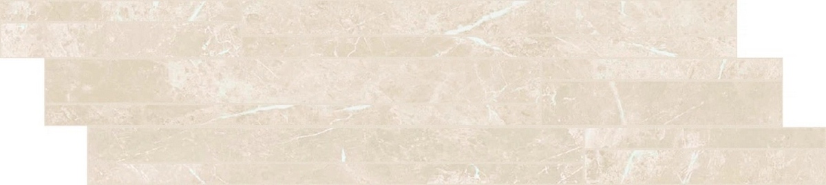  Elemental Stone Cream Dolomia Listello Sfalsato Nat Lucido 15x60