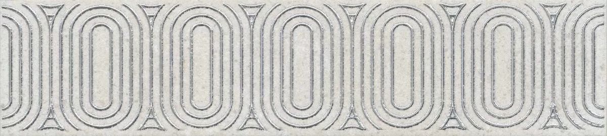  плитка Безана Серый Светлый Обрезной 5.5x25