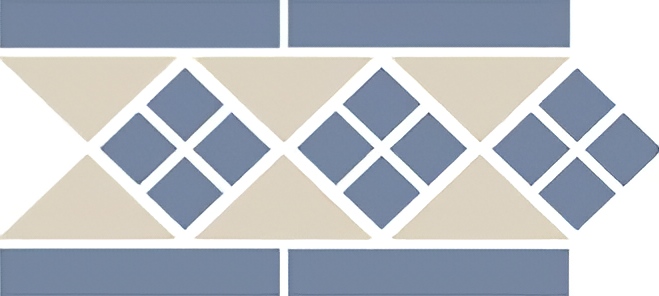  плитка Octagon Border Lisbon With 1 Strip (Tr16 Dots 11 Strips 11) 15x28