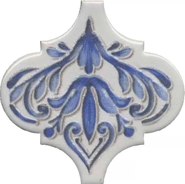 Керамическая плитка Арабески Майолика 3 6.5x6.5