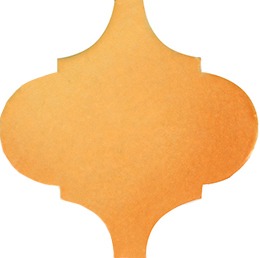 Керамическая плитка Арабески Майолика Желтый 26x30