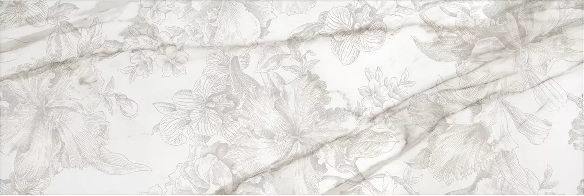  Прадо Цветы Обрезной 40x120