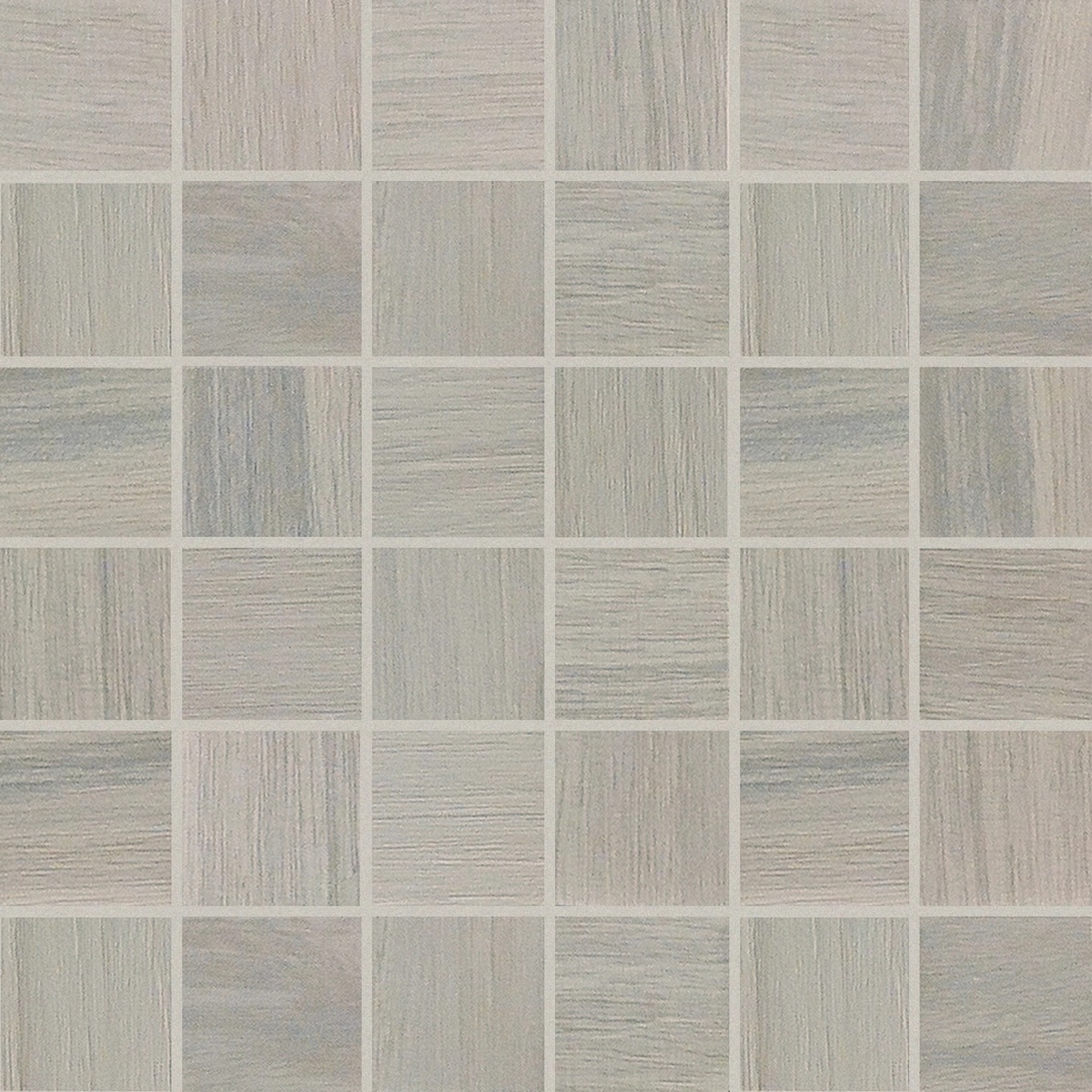  Wooden Tile Gray Mosaico Sfalstato Nat 5x5 30x30