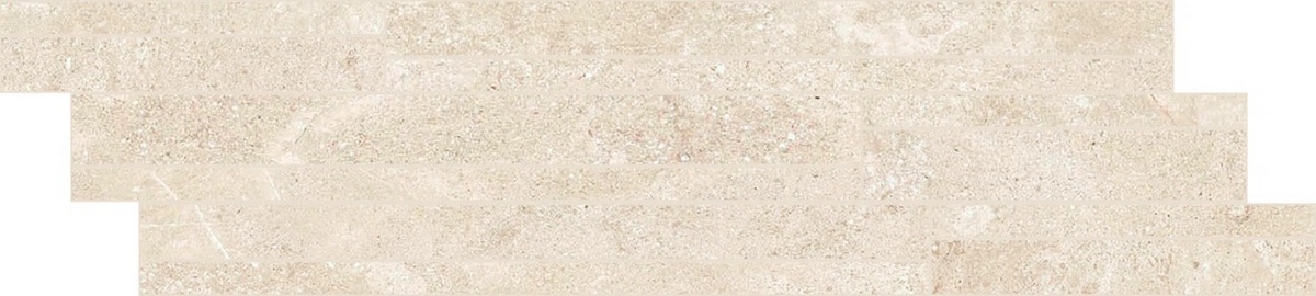  Elemental Stone Cream Limes.Listello Sfalsato Nat Lucido 15x60