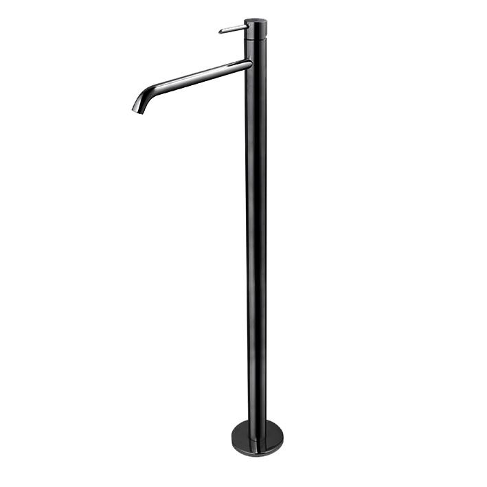  Round Смеситель Для Раковины Напольный, Черный 