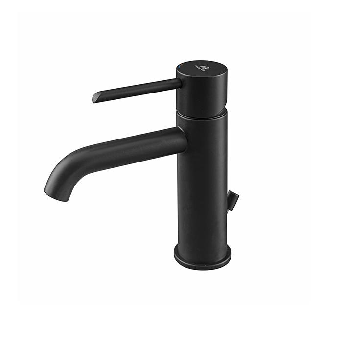  Round Однорычажный Смеситель Для Раковины Черный 5x13