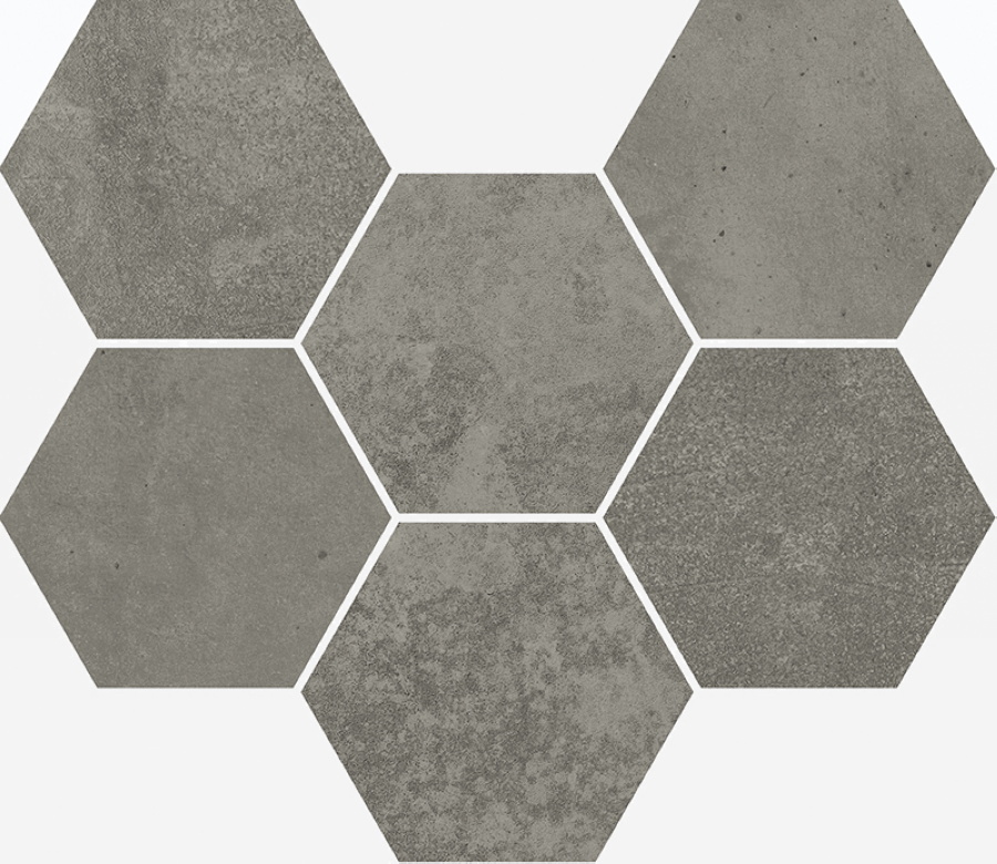 Керамогранит Terraviva Dark Mosaico Hexagon Nat 25x29