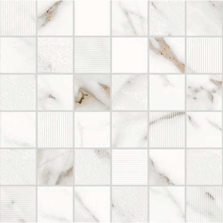  плитка Calacatta Grey Mosaic 30x30