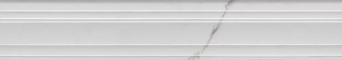  плитка Монте Тиберио Багет Белый Глянцевый Обрезной 7.3x40