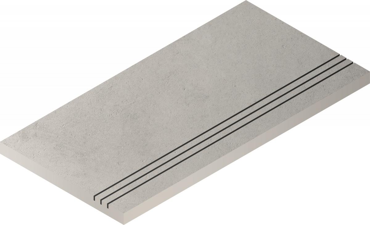 Керамогранит X2 Миллениум Бортик Сильвер 30x60 грип 30x60