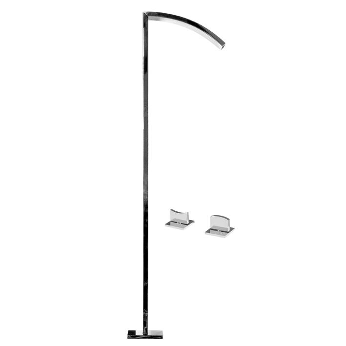  Imagine Смеситель Для Ванна, Напольный, Хром 