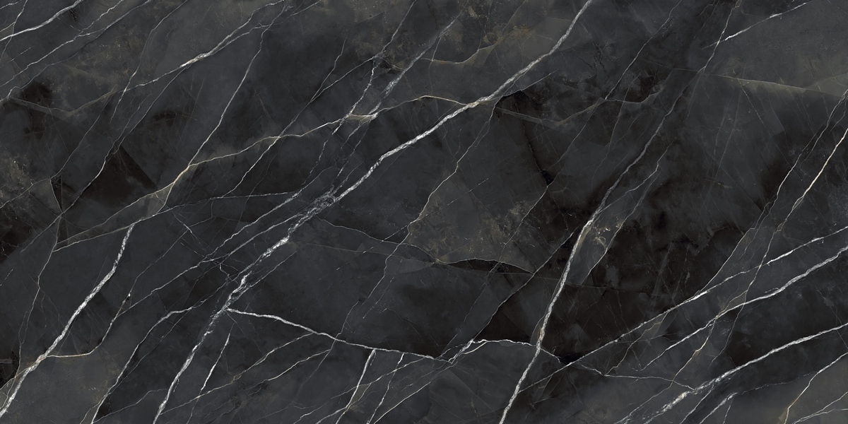  Diamond Calacatta Black Lucidato Starlit Book Match Full Size 12+ Mm 162x324