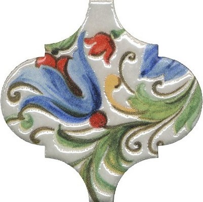 Керамическая плитка Арабески Тоскана 3 Глянцевый 6.5x6.5