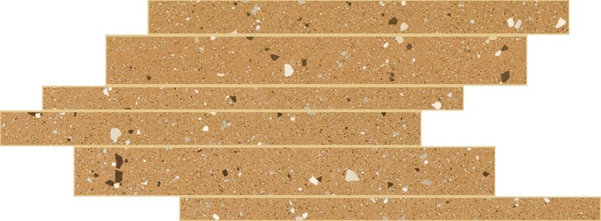 Керамогранит Earthtech Savan Flakes Glossy Bright Listello Sfalsato 21x40