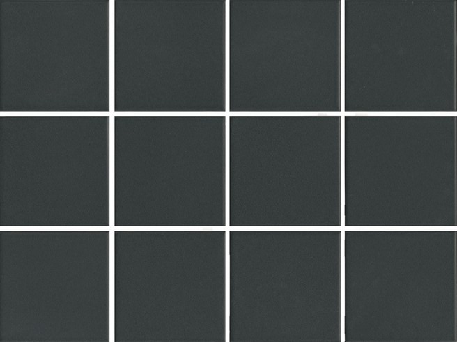 Керамогранит Агуста Черный Натуральный Из 12 Частей 9.8x9.8 30x40