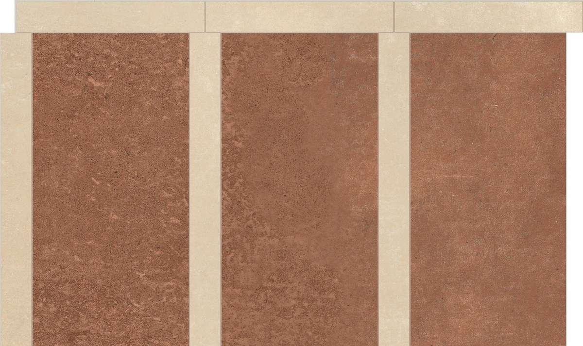  Sensi Terre By Thun Sensi Terre Mattone+Cotone Nat Tappeto 32x55