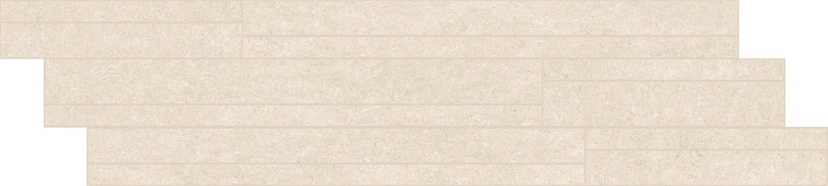  Elemental Stone Cream Sandstone Listello Sfalsato Nat Lucido 15x60