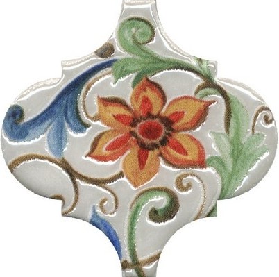 Керамическая плитка Арабески Тоскана 2 Глянцевый 6.5x6.5