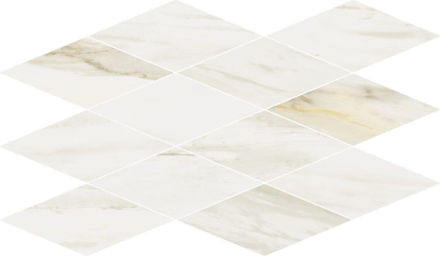 Керамогранит Stellaris Carrara Ivory Mosaico Diamond 28x48