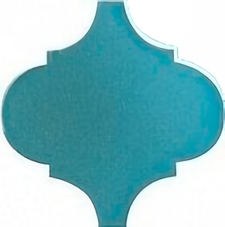 Керамическая плитка Арабески Майолика Голубой 26x30